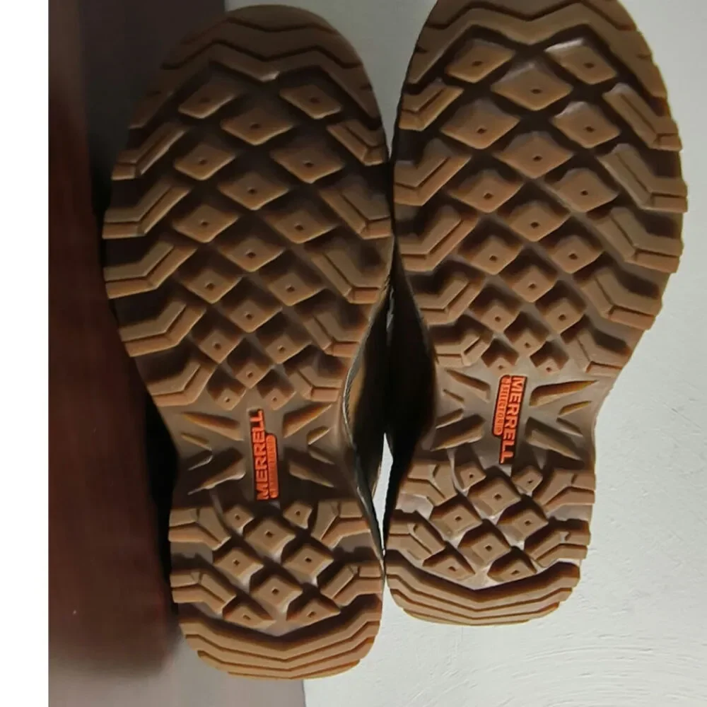 Merrell Forestbound Mid WP Men's Hiking Boots Size 8.5 Brown Waterproof J16495
